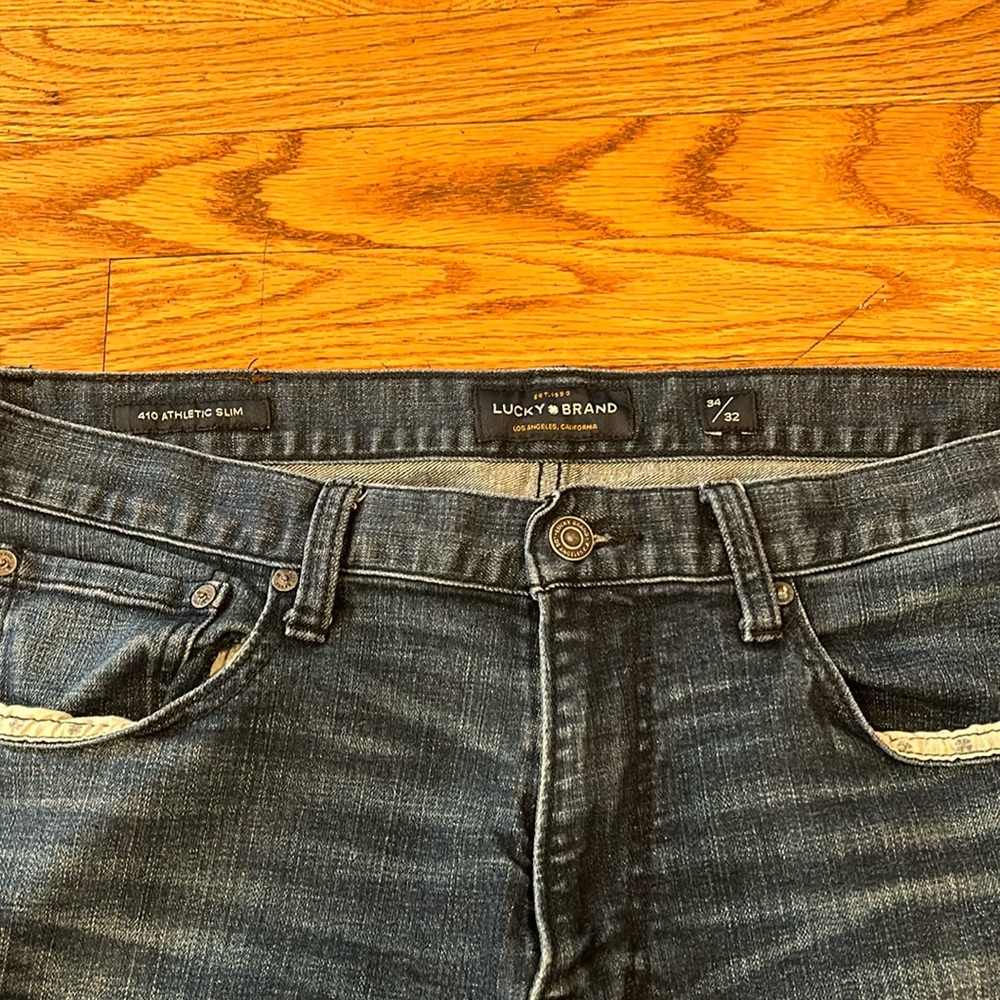 Lucky Brand Jeans 34x32 Athletic Slim 410
